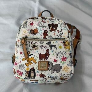 Dooney & Bourke Disney  Multicolor Dog Print Backpack